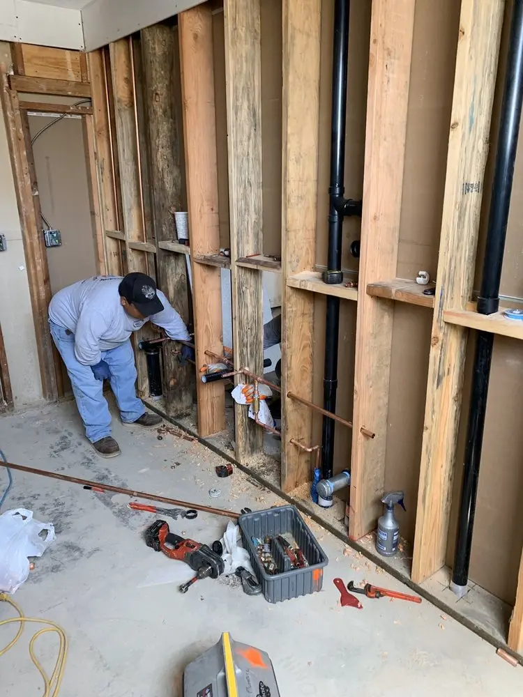 Commercial rough-in plumbing for Gas Line Repair in North Belle Isle